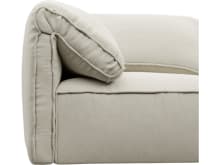 Kai Muse Flax Modular Sofa - 2 Seater color Muse Flax