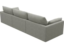 Willow Toorak Pebble Modular Sofa - 3 Seater color Toorak Pebble