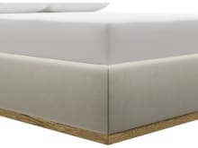 Haven Gas Lift Bed Muse Flax color Muse Flax