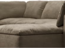 Cloud Deep Tribute Walnut Modular Sofa - 6 Piece color Tribute Walnut