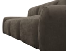Beckett Muse Mink Modular Sofa - 3 Seater color Muse Mink