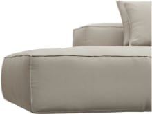 Riley Isla Sea Pearl Modular Sofa - 1x Arm, 4x Armless, 1x Left Terminal color Isla Sea Pearl
