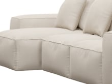 Riley Santa Fe Sand Modular Sofa - 3 Seater Chaise color Santa Fe Sand