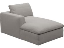 Cloud Deep Chaise Left Module Boucle Pumice color Boucle Pumice