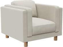 Hayes Toorak Pearl Armchair color Toorak Pearl