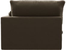 Willow Tribute Walnut Chaise Right Arm Facing Sofa Module color Tribute Walnut