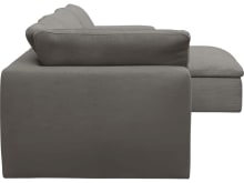 Cloud Deep Isla Soft Grey Modular Sofa - 3 Seater Chaise color Isla Soft Grey