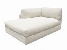 Finley Boucle Ivory Left Arm Facing Chaise Module color Boucle Ivory