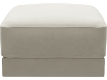 Monica Muse Flax Ottoman color Muse Flax