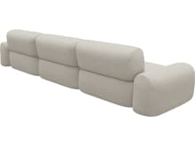 Beckett Toorak Pearl Modular Sofa - 3 Seater color Toorak Pearl