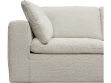 Cloud Deep Boucle Ivory Modular Sofa - 6 Piece color Boucle Ivory