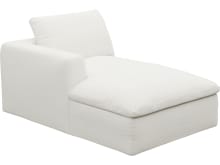 Cloud Deep Chaise Left Module Tribute Shell color Tribute Shell