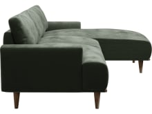 Dane Muse Forest Chaise Sofa - 3 Seater color Muse Forest