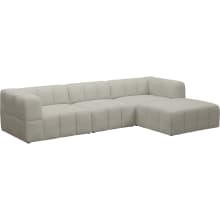 Lucello California Ivory Modular Sofa with Ottoman - 4 Piece color California Ivory