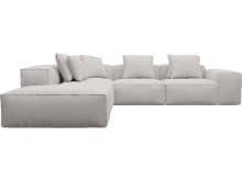 Riley Avon Mineral Modular Sofa - Arm, 2x Armless, Corner, Left Terminal color Avon Mineral