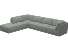 Emily Modular Sofa Tribute Storm - 6 Piece color Tribute Storm