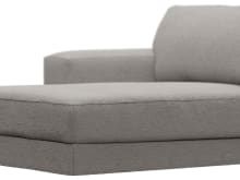Monica Boucle Pumice Left Arm Facing Chaise Module color Boucle Pumice