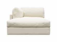 Finley Alpine Mist Left Arm Facing Chaise Module color Alpine Mist