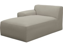 Copenhagen Plaza Natural Left Arm Facing Chaise Module color Plaza Natural