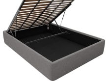 Leo Gas Lift Bed Base California Slate color California Slate