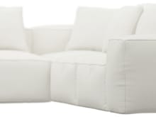 Riley Tribute Shell Modular Sofa - Arm, 2x Armless, Corner, Left Terminal color Tribute Shell