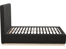 Brentwood Gas Lift Bed California Charcoal color California Charcoal