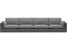 Willow Maya Flint Modular Sofa - 4 Seater color Maya Flint