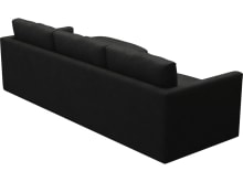 Haven California Charcoal Chaise Sofa - 3 Seater color California Charcoal
