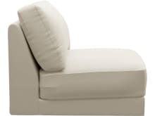 Monica Alpine Mist Armless Sofa Chair Module color Alpine Mist