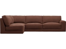 Monica Muse Rust Sofa - 4 Seater LAF Terminal color Muse Rust