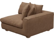 Tully Tribute Chestnut Right Arm Facing Chair Module color Tribute Chestnut