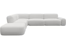 Beckett Muse Frost Modular Sofa - 6 Piece color Muse Frost