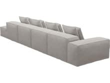 Riley Avon Mineral Modular Sofa - 1x Arm, 3x Armless, 1x Right Terminal color Avon Mineral