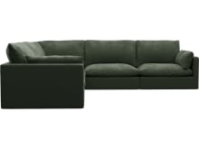 Willow Muse Forest Corner Sofa - 5 Seater color Muse Forest