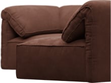 Kai Muse Rust Modular Sofa - 5 Seater color Muse Rust
