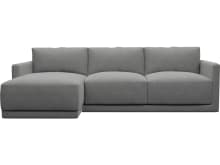 Haven Apt Maya Flint Chaise Sofa color Maya Flint
