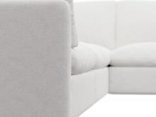 Willow Noa Fog Corner Sofa - 5 Seater color Noa Fog