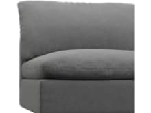 Willow Maya Flint Armless Sofa Module color Maya Flint