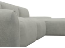 Beckett Toorak Pebble Chaise Sofa - 3 Seater color Toorak Pebble