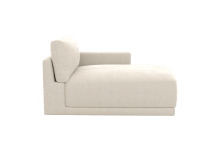 Haven Muse Flax Right Arm Facing Chaise Sofa Module color Muse Flax