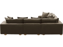 Tully Tribute Walnut Modular Sofa - 5 Piece color Tribute Walnut