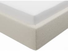 Willow Gas Lift Bed Boucle Ivory color Boucle Ivory