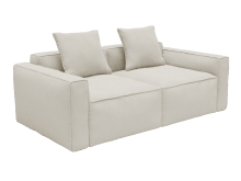 Riley Apt Toorak Pearl Sofa - 2 Seater color Toorak Pearl