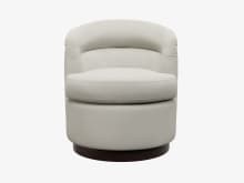 Penelope Swivel Chair View Cream color View Cream