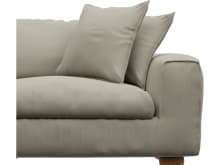 Tully Plaza Natural Right Arm Facing Chair Module color Plaza Natural