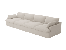 Retreat Noa Desert Modular Sofa - 4 Piece color Noa Desert