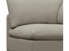 Willow Plaza Natural Corner Sofa Module color Plaza Natural