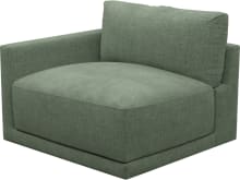 Haven Tribute Dark Jade Left Arm Facing Chair Sofa Module color Tribute Dark Jade
