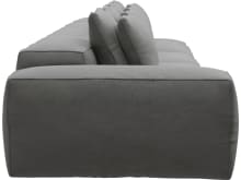 Riley Maya Flint Modular Sofa - 1x Arm, 3x Armless, 1x Right Terminal color Maya Flint