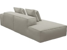 Riley California Ivory Modular Sofa - 1x Arm, 1x Armless, 1x Left Terminal color California Ivory